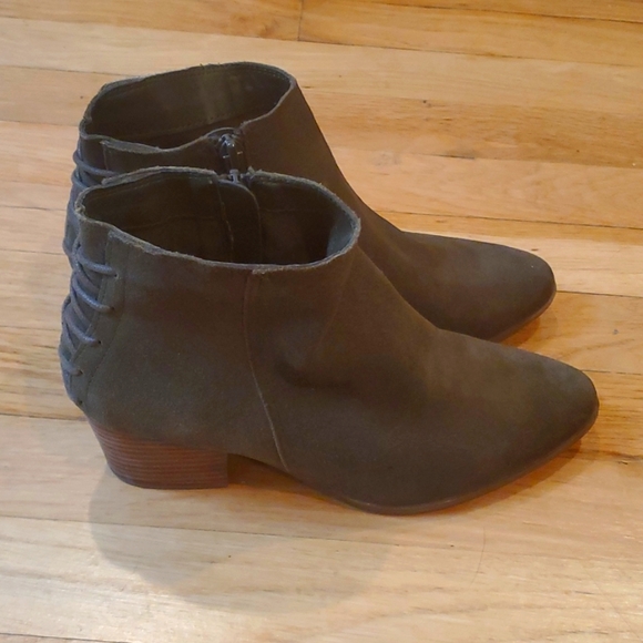 Aldo Green Suede Boots Booties - 7.5 - Picture 6 of 13